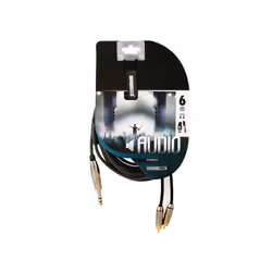 HQ Power PAC131 câble audio 6 m 2 x RCA 6,35 mm Noir