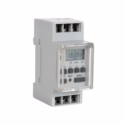 Perel E305DIN1, Blanc, LCD, 200 h