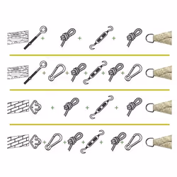 Perel GSSK2 kit de support