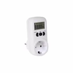 déterminer les coûts de consommation de vos appareils avec le compteur d'énergie grand écran LCD toutes les données nécessair ...