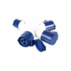 CARACTERISTIQUES : fiche CEE 3 broches (2P+T) 3 x fiche CEE avec capuchon de sûreté à fermeture automatique IP44 SPECIFICATIO ...