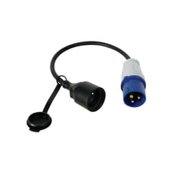 Perel - cable adaptateur avec fiche male vers fiche cee ECEEA2 RI9664