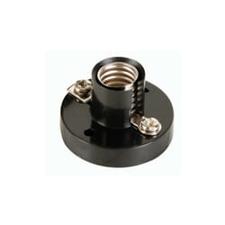 Ac lamp socket. E10. black ACLS8B RI1479