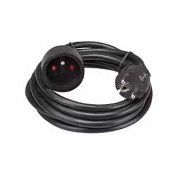 CARACTERISTIQUES : avec protection enfants SPECIFICATIONS : longueur: 3 m couleur: noir câble: 3G1.5 puissance max.: 3500 W t ...