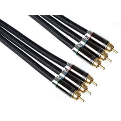 Velleman PAC407G015 câble video composite 1,5 m 3 x RCA Noir