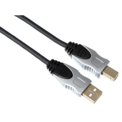 Velleman PAC601T018 câble USB 1,8 m USB 2.0 USB A USB B Noir