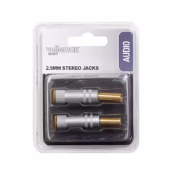 Velleman PAC811T changeur de genre de câble 2,5 Or, Argent