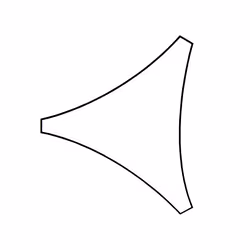 Perel GSS3360PE Voile d'ombrage Champagne