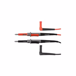 CARACTERISTIQUES : sondes en acier inoxydable droites de 2 mm avec vis de 4 mm fiche banane coudée protégée de 4 mm avec gain ...