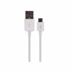Velleman PCMP67, 0,1 m, USB A, Micro-USB A, USB 2.0, Blanc
