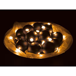Velleman XML18, Guirlande lumineuse décorative, Transparent, 30 lampe(s), LED, Batterie, Alcaline