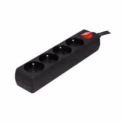 Perel EB4BLNS, 1,5 m, Intérieure, Type E, Type E, IP20, Polypropylène (PP)
