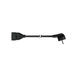 Perel - rallonge 1.5 m - prise 90o - noir EC01.5B-90 RI9498