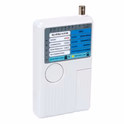 Velleman Testeur de câbles USB, LAN, RJ45, RJ11, RJ12 Cet appareil vous permet d'effectuer des tests sur vos câbles pour y dé ...
