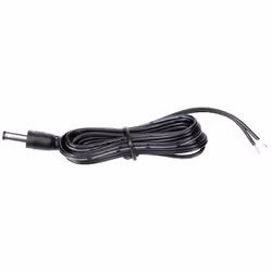 Câble d'alimentation de 1,30m avec fiche DC mâle de 2,1x5,5mm