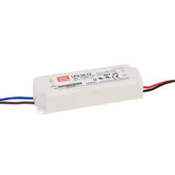 MEAN WELL LPV-20-12, Blanc, 90 - 264 V, 47 - 63 Hz, 118 mm, 26 mm, 35 mm