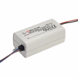 MEAN WELL APC-16-350, Blanc, -30 - 70 °C, 20 - 90%, 90 - 264 V, 47 - 63 Hz, 40 mm