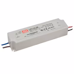 MEAN WELL LPV-35-24, Blanc, 90 - 264 V, 47 - 63 Hz, 148 mm, 30 mm, 40 mm