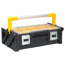 Perel OTBC1 boite à outils Aluminium Noir, Jaune