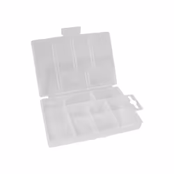 Perel OCBR2, Boîte de rangement, Transparent, Rectangulaire, Plastique, Monochromatique, 135 mm