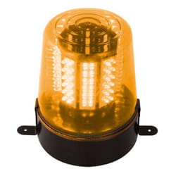 HQ-Power Gyrophare avec 108 led, augmente la sécurité et la visibilité, vitesse de rotation réglable, adaptateur/chargeur inclus, économie d'énergie,