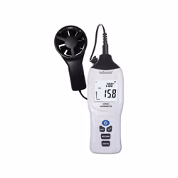 Velleman DEM401, Industriel, Noir, Blanc, 0,3 - 45 m/s, ft/s, km/h, kn, m/s, mph, -30 - 60 °C, F, °C