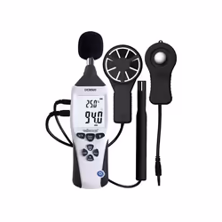 Velleman DEM900, Multimètre environnemental, -40 - 70 °C, 2 °C, 10 - 95%, 4%, °C, °F