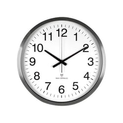 Velleman WC50D Horloge murale et de table Cercle Noir, Blanc
