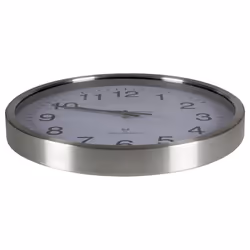 Velleman WC50D Horloge murale et de table Cercle Noir, Blanc