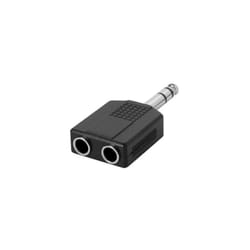 Velleman - HQ-Power Jack connector - jack 6,35 mm mâle vers 2 x jack 6,35 mm femelle - stéréo