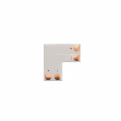 Velleman LCON18, Connecteur en L, Or, Blanc, 1 g, 20 mm, 20 mm, 1 mm