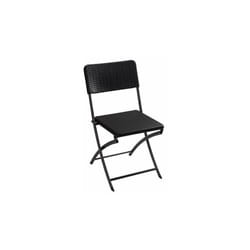 Perel - Chaise pliante - imitation rotin