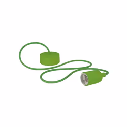 CARACTERISTIQUES : suspension et douille en silicone câble en cordage avec barrette de connexion idéale pour ampoules à filam ...
