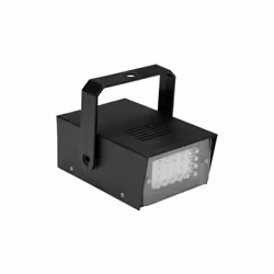 Mini stroboscope LED de 10 W à intensité lumineuse élevée. Avec 24 x 5 mm LED blanches. Idéal pour les petites fêtes à la mai ...