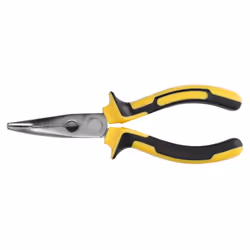 Toolland HP07N, Pince à bec effilé, Sulfate de chondroïtine, Noir, Jaune, 165 mm, 163 g