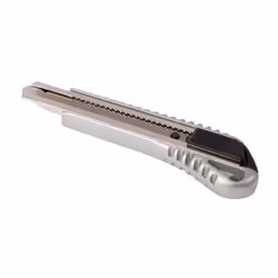 Toolland MES8126-2 couteau à lame rétractable Noir, Gris, Acier inoxydable Couteau à lame universelle