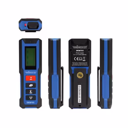 Velleman DEM701 mètre Mètre laser portable Noir, Bleu 30 m