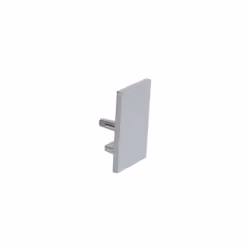 CAPUCHON EN ALUMINIUM POUR PROFILÉ POUR RUBAN LED ALU-SWISS - SANS TROU DE CÂBLE - ARGENT