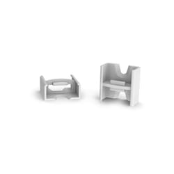 Connecteur Linéaire Pour Profilé En Aluminium Pour Ruban Led Slimline 7 Mm - Abs - Gris Velleman Lc-Sl7