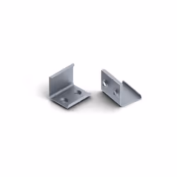 SUPPORT DE MONTAGE POUR PROFILÉ POUR RUBAN LED ALU-45 - ACIER À RESSORT - ARGENT