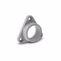 SUPPORT DE MONTAGE POUR PROFILÉ POUR RUBAN LED ALU-ROUND - ABS - POUR ARMOIRE - GRIS