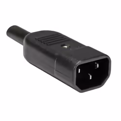 Velleman ACM1N, C13, Noir, 250 V, 10 A, 30 mm, 25 mm