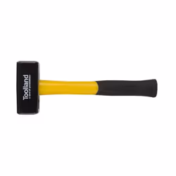 Toolland FGH1500, Marteau à maçonnerie, Acier, Fibre de verre, Caoutchouc, Noir, Jaune, 110 mm, 295 mm