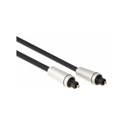 Velleman - Cable optique - connecteur toslink vers connecteur toslink / professionnel / 2 50 m / m-m / doré