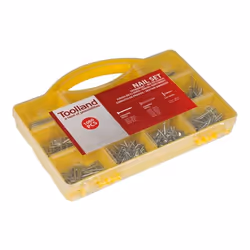 Toolland HAS13 poinçon, kit de clous et pointeau Chasse-clou
