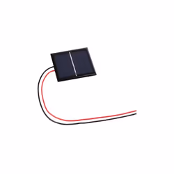 panneau solaire: polycristallin • voltage: 1 V • courant: 200 mA • connexion: fils • longueur du câble: 20 cm • dimensions: 4 ...