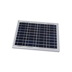 Perel - panneau solaire polycristallin 10 w 12 v