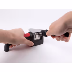 Toolland KSDB aiguisoir Fente aiguiseur couteau Noir, Rouge, Acier inoxydable