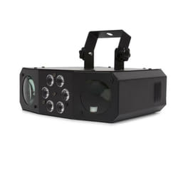 Hq Power - HQ-Power Dual Moonflower avec effet de lavage, effet lumineux polyvalent et économique en énergie, idéal pour les petits événements et