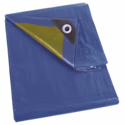 Perel Bâche, bâche imperméable, bache de protection extérieur, hivernage, très résistante, 44 œillets, angles renforcés, rect ...